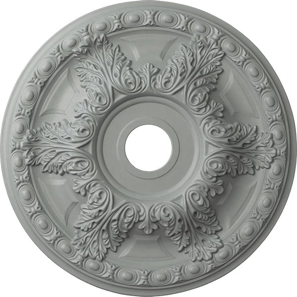 23 3/8"OD x 3 5/8"ID x 2 1/2"P Granada Ceiling Medallion (Fits Canopies up to 7 1/8")
