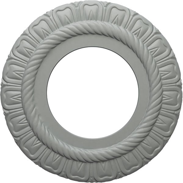 9"OD x 4 1/2"ID x 1/2"P Claremont Ceiling Medallion (Fits Canopies up to 5 5/8")