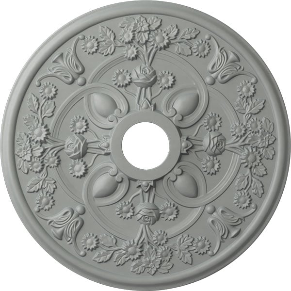 30 7/8"OD x 3 5/8"ID x 1 3/8"P Rose Ceiling Medallion (Fits Canopies up to 5 1/4")