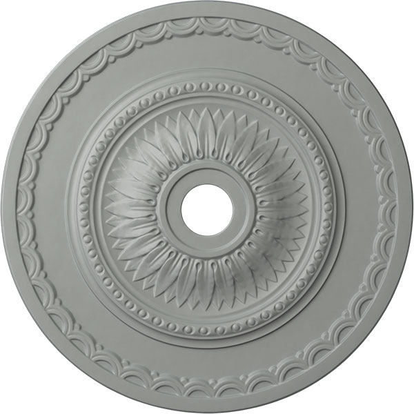 29 1/2"OD x 3 5/8"ID x 1 5/8"P Sunflower Ceiling Medallion (Fits Canopies up to 5 5/8")