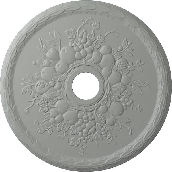 22 5/8"OD x 3 5/8"ID x 5/8"P Grape Ceiling Medallion (Fits Canopies up to 5 3/8")