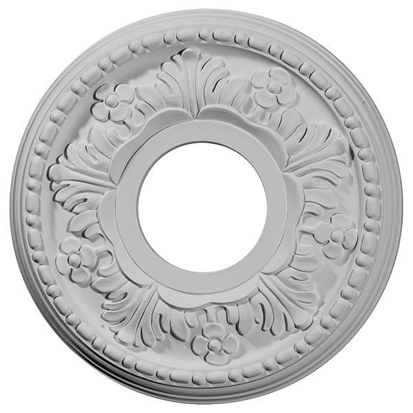 11 7/8"OD x 3 5/8"ID x 7/8"P Helene Ceiling Medallion (Fits Canopies up to 5 1/4")
