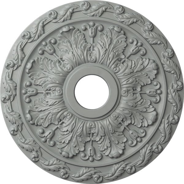 19 7/8"OD x 3 5/8"ID x 1 1/4"P Spring Leaf Ceiling Medallion (Fits Canopies up to 5 5/8")