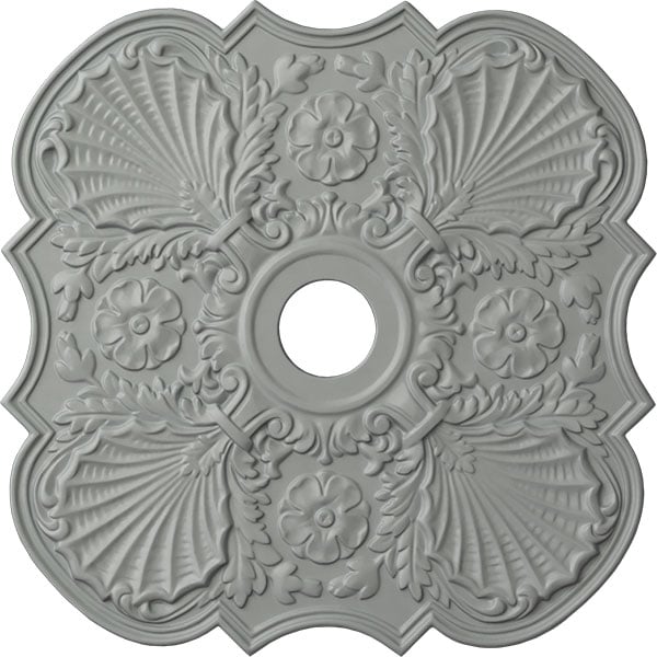 29"OD x 3 5/8"ID x 1 3/8"P Flower Ceiling Medallion (Fits Canopies up to 6 1/4")