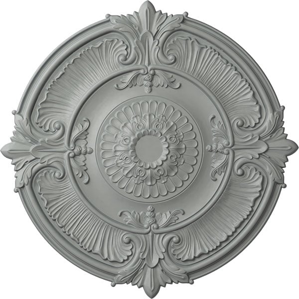 53 1/2"OD x 3 1/2"P Attica Acanthus Leaf Ceiling Medallion (Fits Canopies up to 4 5/8")