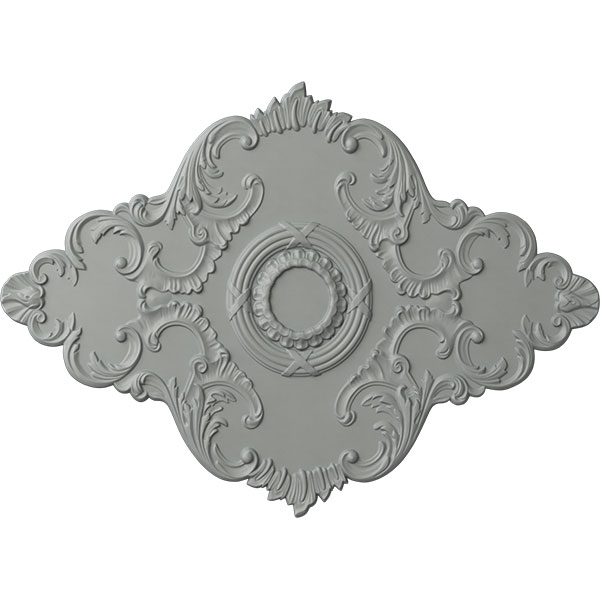 67 1/8"W x 48 5/8"H x 1 7/8"P Piedmont Ceiling Medallion (Fits Canopies up to 6 1/2")