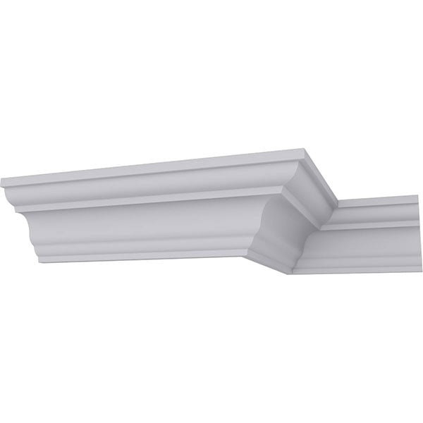 SAMPLE - Palmetto Smooth Crown Moulding, (3" H x 3" P 4.25" F x 12" L)