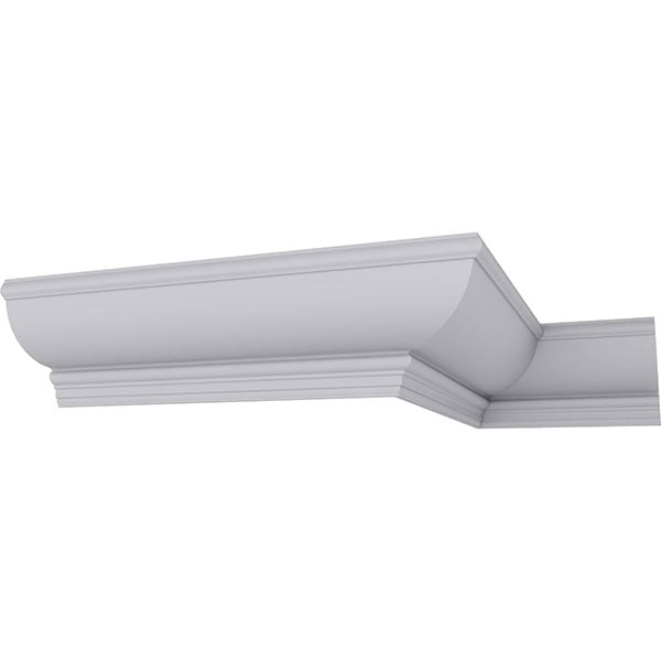 SAMPLE - 6 1/2"H x 5 3/4"P x 8 5/8"F x 12"L Claremont Traditional Cove Crown Moulding
