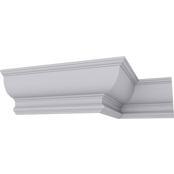 SAMPLE - Maria Traditional Smooth Crown Moulding (6" H x 4 1/2" P x 7 5/8" F x 12" L)
