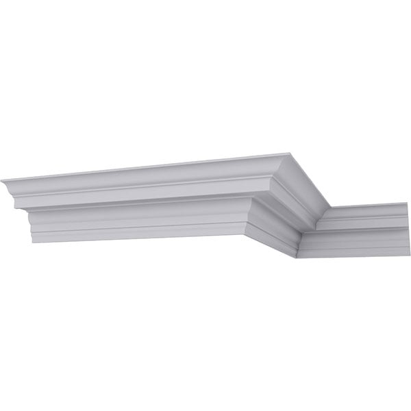 SAMPLE - 5"H x 5"P x 7"F x 12"L Felix Traditional Smooth Crown Moulding