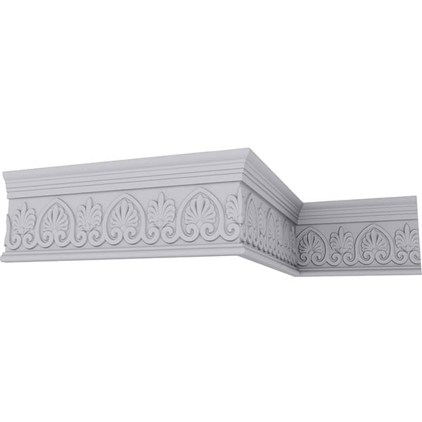 SAMPLE - 7 3/4"H x 1 3/8"P x 12"L Emery Scrolled Palmelle Frieze Moulding
