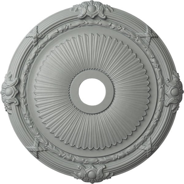 27 1/2"OD x 3 7/8"ID x 2 1/4"P Heaton Ceiling Medallion (Fits Canopies up to 6 1/2")