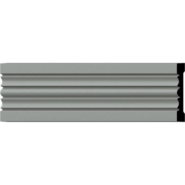 SAMPLE - 5 1/2"H x 3/4"P x 12"L Legacy Fluted Panel Moulding