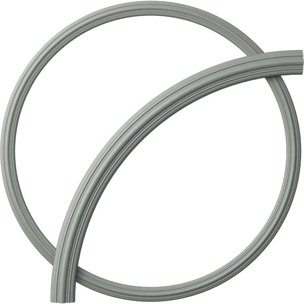64 1/2"OD x 58"ID x 3 1/4"W x 1"P Traditional Ceiling Ring (1/4 of complete circle)
