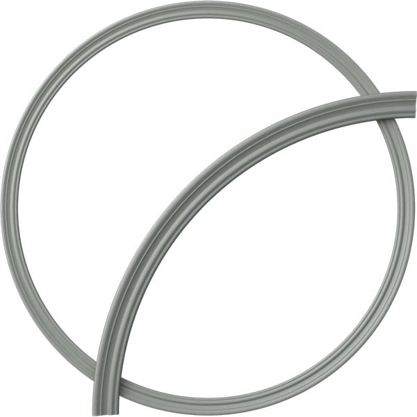 52"OD x 47"ID x 2"W x 3/4"P Oxford Ceiling Ring (1/4 of complete circle)