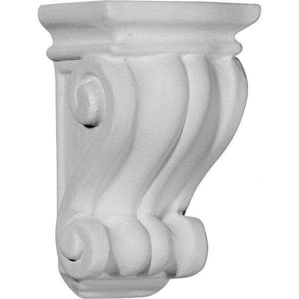 3 1/8"W x 3"D x 5 1/4"H Traditional Cole Pilaster Corbel
