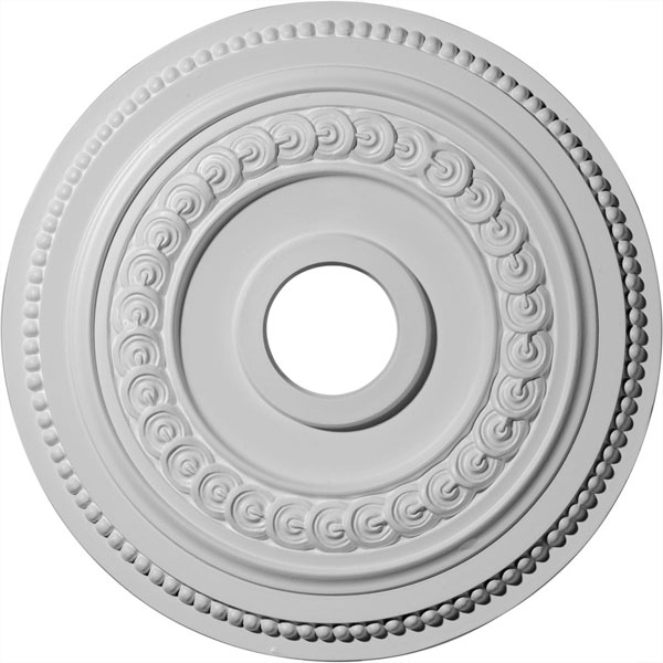 18"OD x 3 3/8"ID x 7/8"P Oldham Ceiling Medallion (Fits Canopies up to 8 5/8")