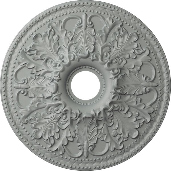 23 7/8"OD x 4"ID x 2 1/8"P Ashley Ceiling Medallion (Fits Canopies up to 4 3/4")