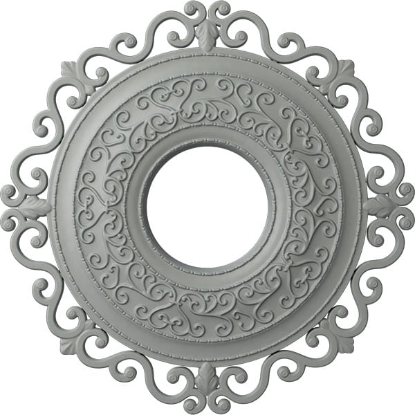 22"OD x 6 1/4"ID x 1 3/4"P Orrington Ceiling Medallion (Fits Canopies up to 6 1/4")