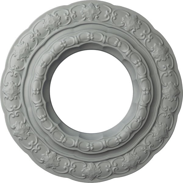 15 3/8"OD x 7"ID x 1"P Lisbon Ceiling Medallion (Fits Canopies up to 7")