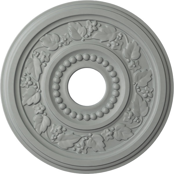 16 1/8"OD x 3 1/2"ID x 7/8"P Genevieve Ceiling Medallion (Fits Canopies up to 3 1/2")