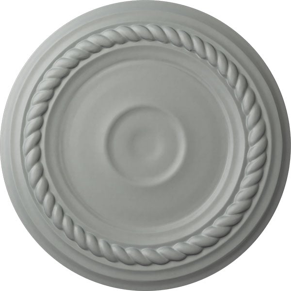 7 7/8"OD x 3/4"P Small Alexandria Ceiling Medallion (Fits Canopies up to 4 5/8")