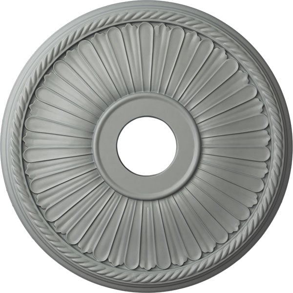 20 1/8"OD x 3 7/8"ID x 1 7/8"P Berkshire Ceiling Medallion (Fits Canopies up to 6 3/8")