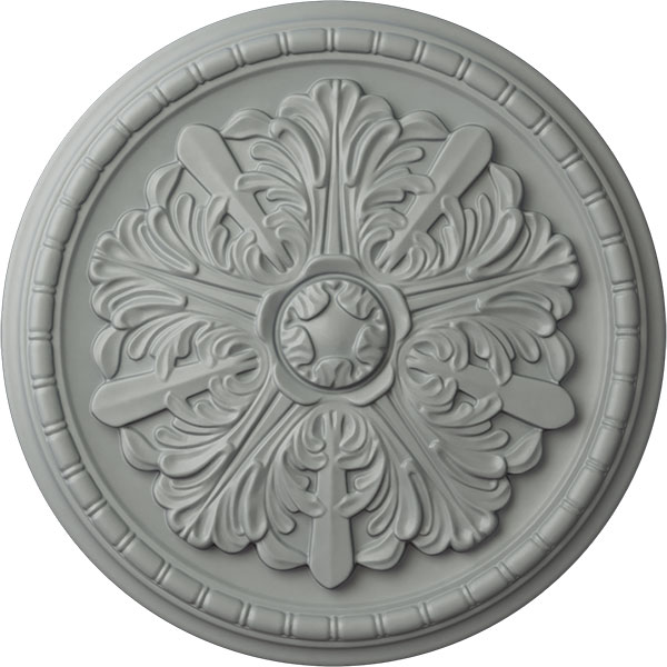 17 1/8"OD x 1 1/2"P Washington Ceiling Medallion (Fits Canopies up to 2 7/8")