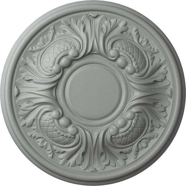 11 3/4"OD x 1 1/4"P Wakefield Ceiling Medallion (Fits Canopies up to 3 5/8")