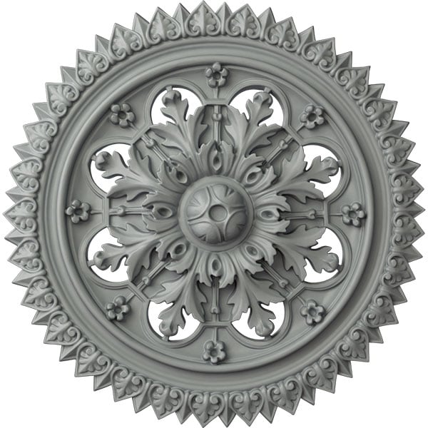 21 5/8"OD x 2 1/2"P York Ceiling Medallion (Fits Canopies up to 3 5/8")