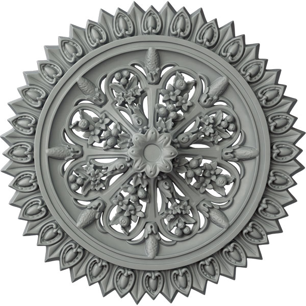 24 3/4"OD 1 3/8"ID x 3 1/4"P Lariah Ceiling Medallion (Fits Canopies up to 1 3/8")