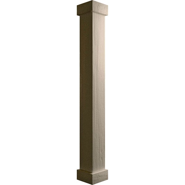 Endurathane Faux Wood Non-Tapered Square Column Wrap