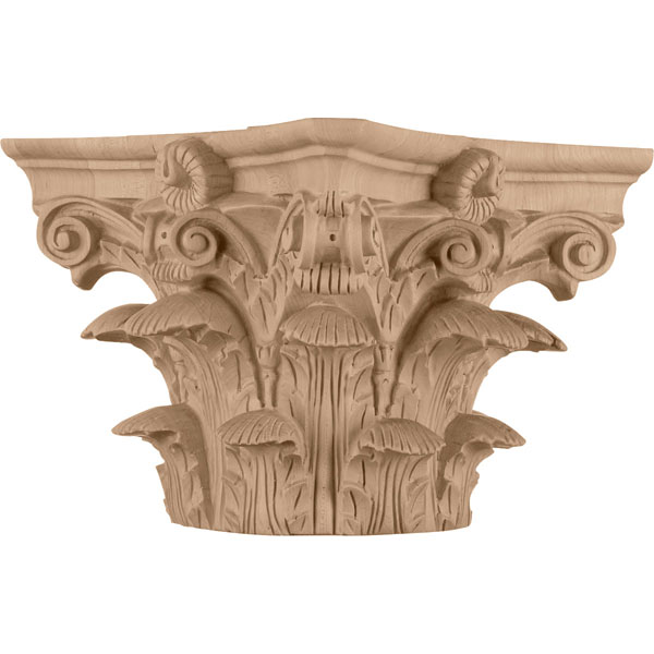Roman Corinthian Capital for a Round Tapered Wood Column