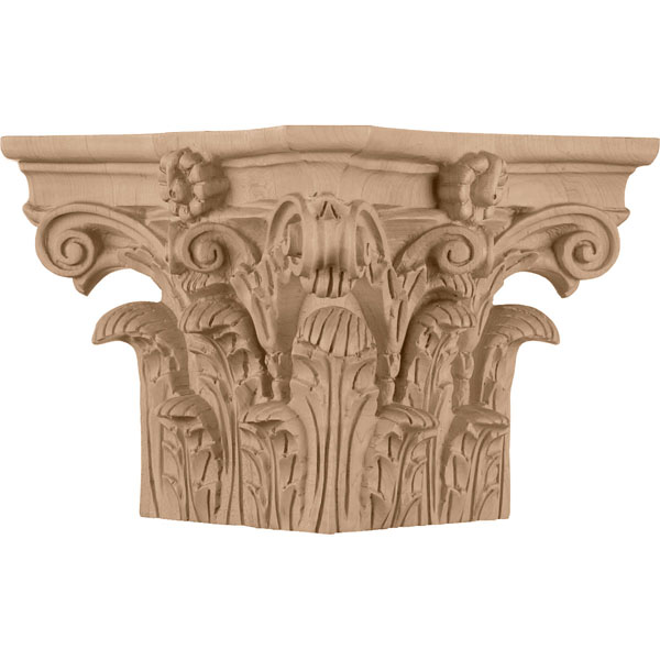 Roman Corinthian Capital for a Square Non-Tapered Wood Column