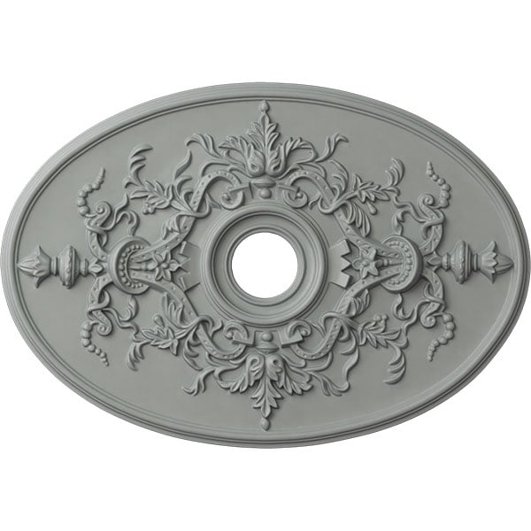 30 3/4"W x 21/14"H x 3 7/8"ID x 1 5/8"P Alexa Ceiling Medallion (Fits Canopies up to 5 5/8")