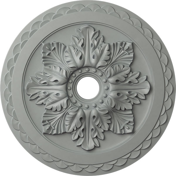 23 5/8"OD x 3"ID x 2"P Bordeaux Deluxe Ceiling Medallion (Fits Canopies up to 4")