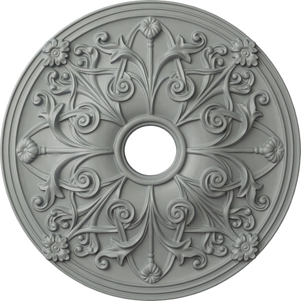 23 5/8"OD x 3 7/8"ID x 2 1/8"P Jamie Ceiling Medallion (Fits Canopies up to 3 7/8")