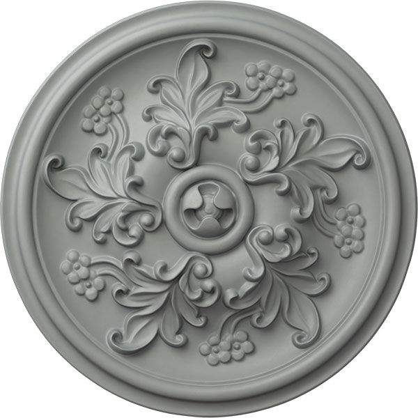 14 1/2"OD x 2 3/4"P Katheryn Ceiling Medallion (Fits Canopies up to 2 1/8")
