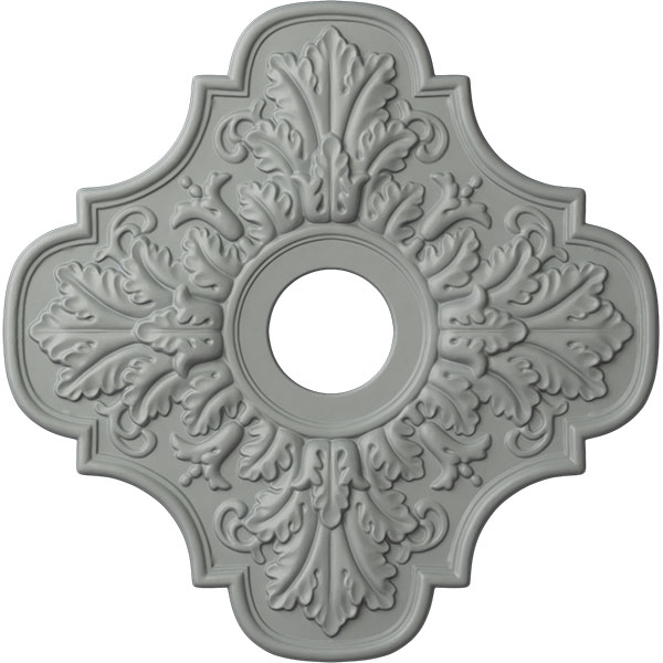 17 3/4"OD x 3 3/4"ID x 1"P Peralta Ceiling Medallion (Fits Canopies up to 4 5/8")