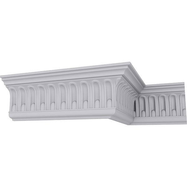 SAMPLE - 4"H x 2 1/2"P x 4 5/8"F x 12"L, (1 1/8" Repeat), Viceroy Crown Moulding