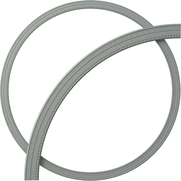 59 1/2"OD x 53"ID x 2 3/4"W x 1/2"P Tralee Ceiling Ring (1/4 of complete circle)