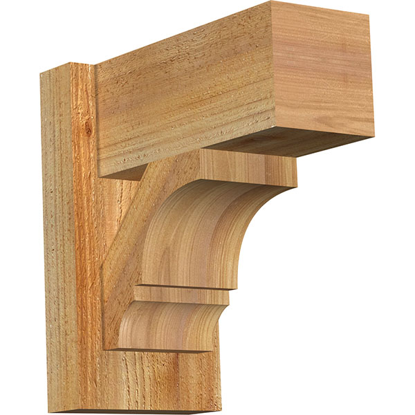Balboa Block Style Rustic Timber Wood Outlooker