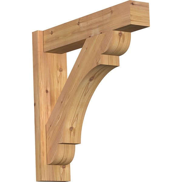 Thorton Block Style Rustic Timber Wood Outlooker
