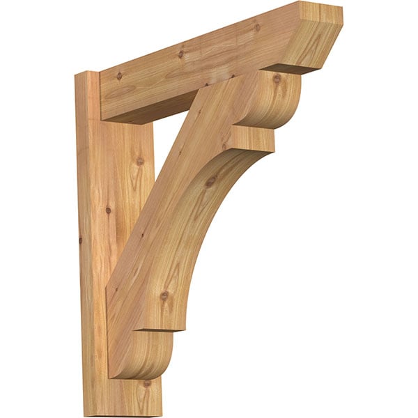 Thorton Slat Style Rustic Timber Wood Outlooker