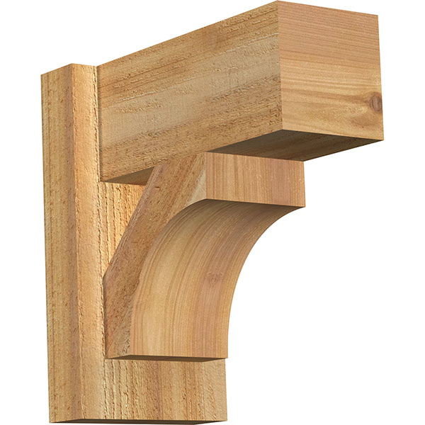 Westlake Block Style Rustic Timber Wood Outlooker