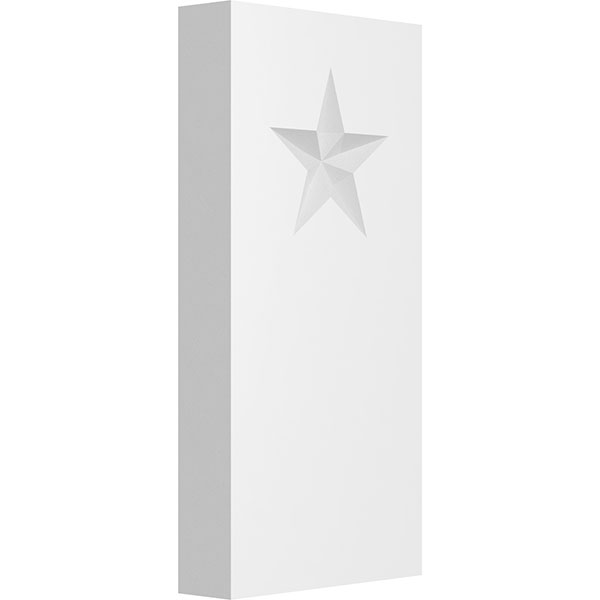 Standard Foster Star Plinth Block With Square Edge