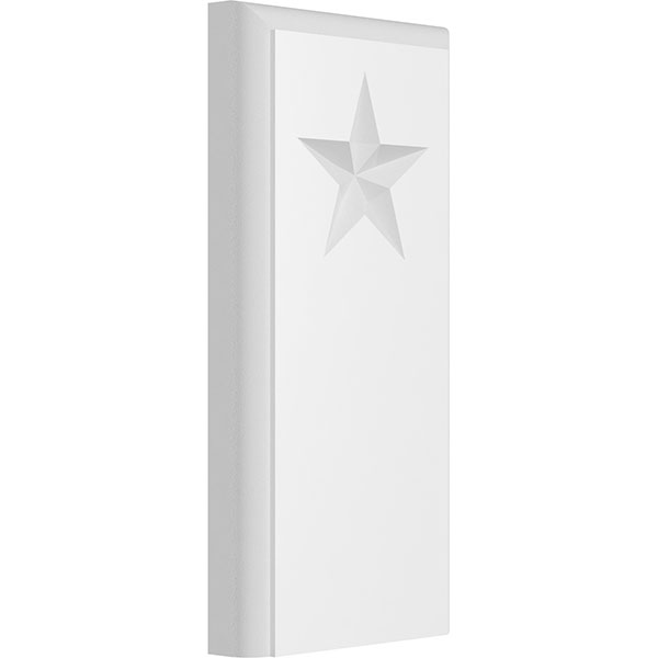 Standard Foster Star Plinth Block With Rounded Edge
