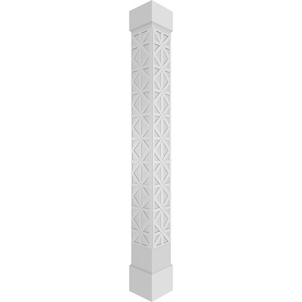 Craftsman Classic Square Non-Tapered Imperial Fretwork Column