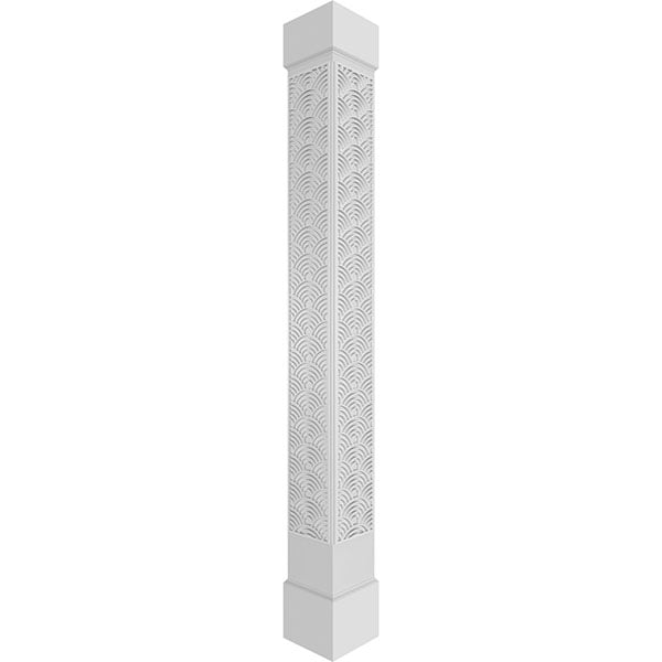 Craftsman Classic Square Non-Tapered Art Deco Fretwork Column