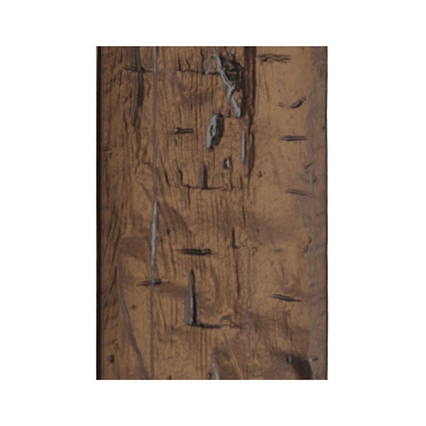 10" x 7" SAMPLE - Hand Hewn Endurathane Faux Wood Beam (Premium Aged Finish)
